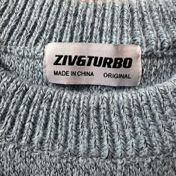 Vintage Ziv & Turbo crew neck sweater with cute bear couple NWOT - Picture 2 of 12